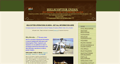 Desktop Screenshot of helicopterindia.com