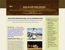 Tablet Screenshot of helicopterindia.com